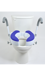 MOBB 4â€ Adjustable Raised Toilet Seat